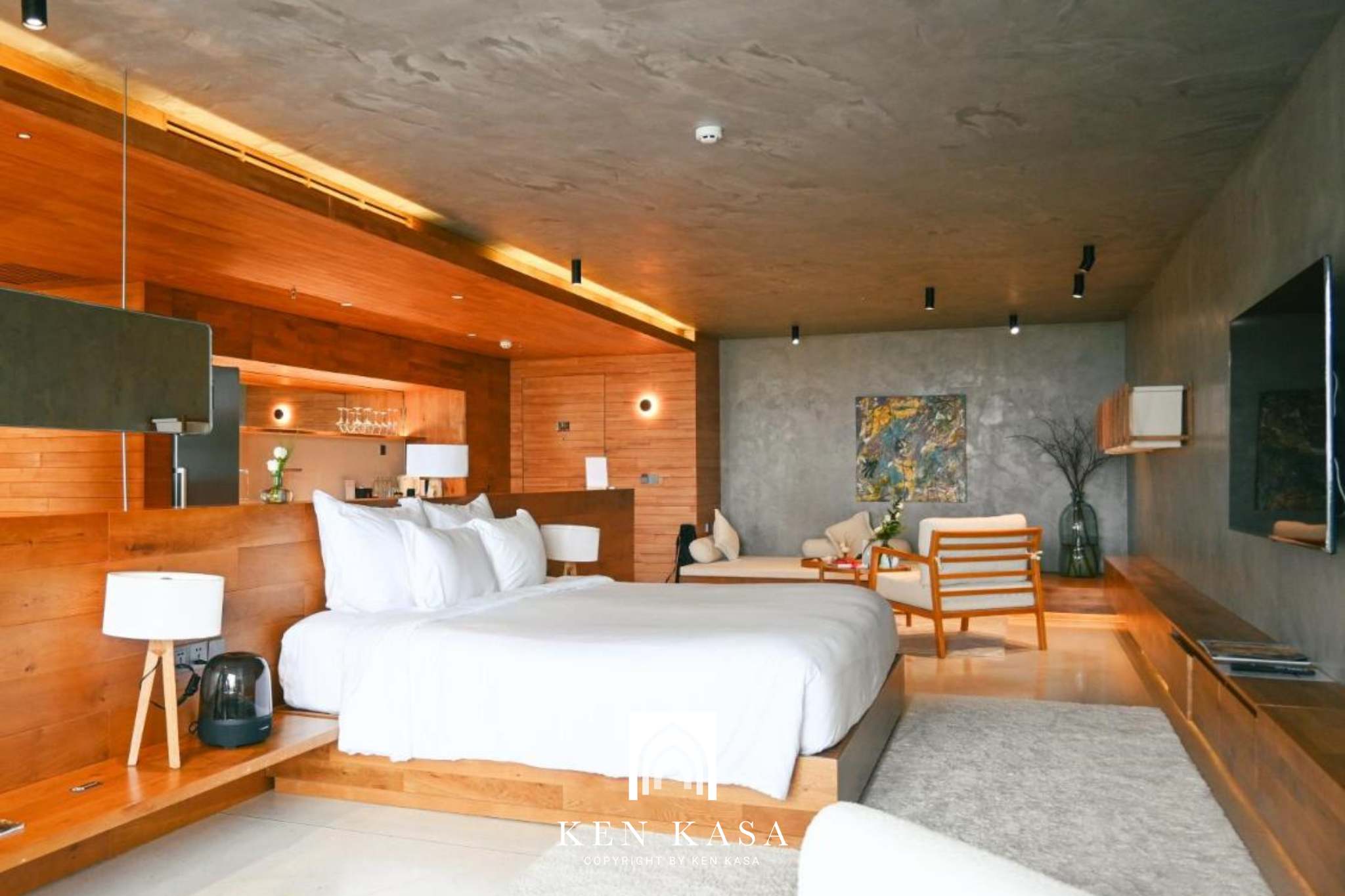 Mẫu phòng ngủ khách sạn hiện đại hotel Collin Đà Lạt 